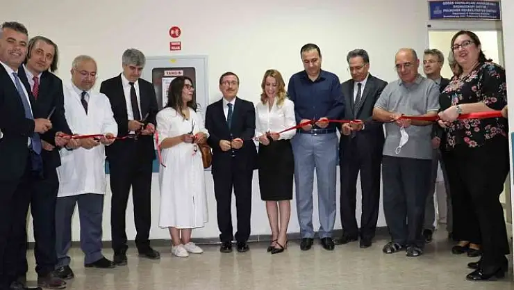 'Pulmoner Rehabilitasyon merkezi yeniden hizmete açıldı'