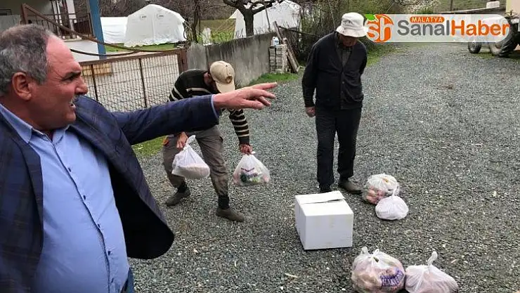 Pütürge'ye gıda yardımı