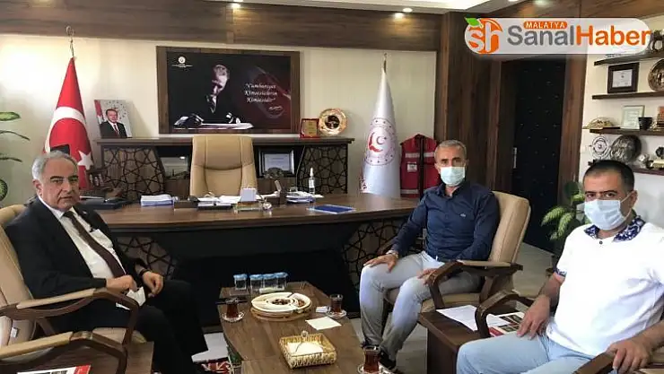 Rektör Turgut, Müdür Çelik'i ziyaret etti