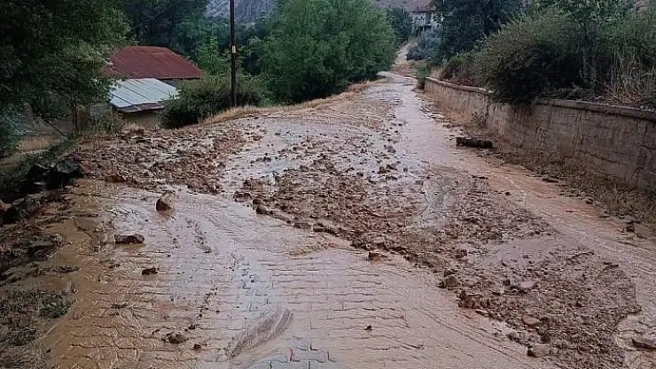 'Sağanak yağış sele neden oldu'