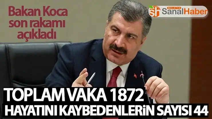 Sağlık Bakanı Koca son rakamı açıkladı!
