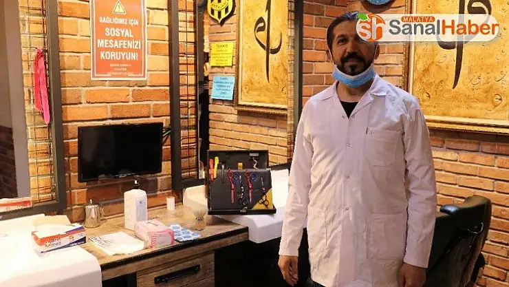 Sağlık çalışanlarını ücretsiz tıraş edecek