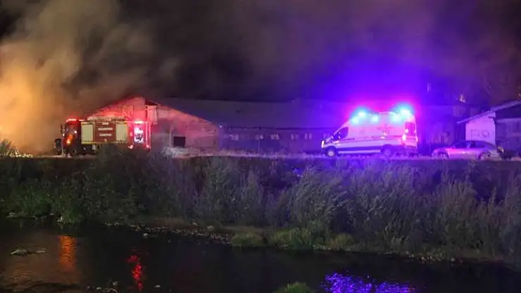 'Samanlıkta çıkan yangın korkuttu'