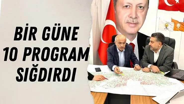 Sami Er Bir Güne 10 Program Sığdırdı 