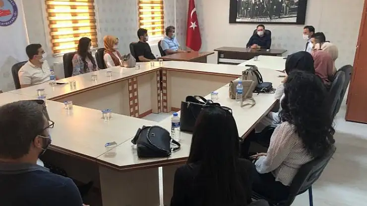 'Samsat´ta aday öğretmenlere kurumlar tanıtıldı'