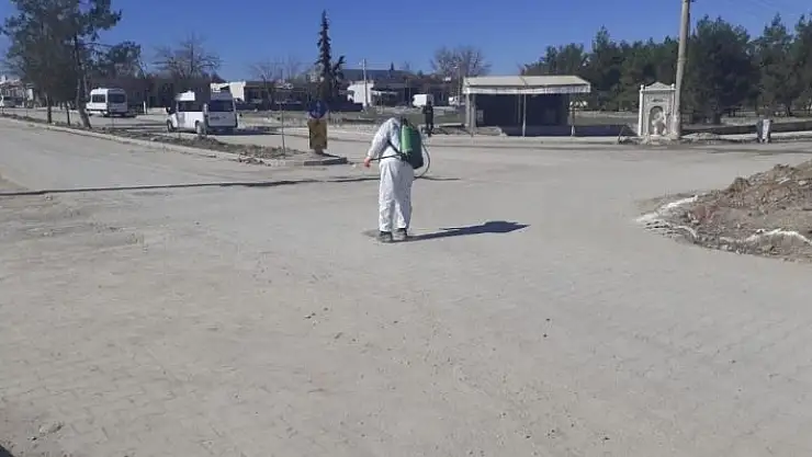 'Samsat´ta larva ile mücadele çalışmaları başlatıldı'