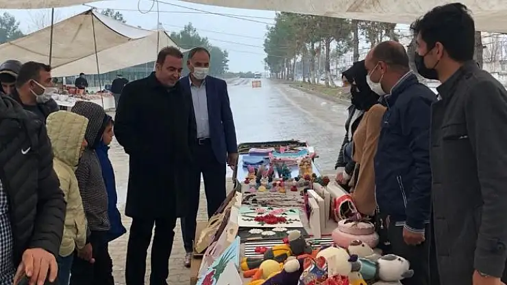 'Samsat´ta semt pazarı kuruldu'