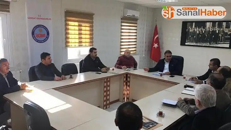 Samsat'ta uyuşturucu ve madde bağımlılığıyla mücadele toplantısı