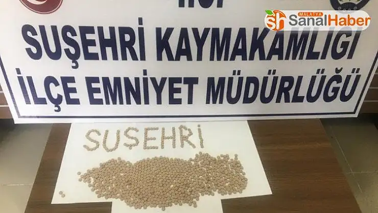 Şapkadan uyuşturucu çıktı
