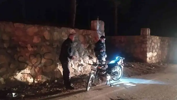 'Şase numarası silik motorun sürücüsü gözaltına alındı'
