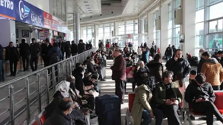 'Seferler iptal oldu, terminal doldu taştı'
