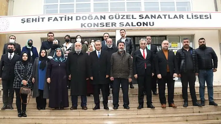 'Şehit Fatih Doğan´ın ismi güzel sanatlar lisesine verildi'