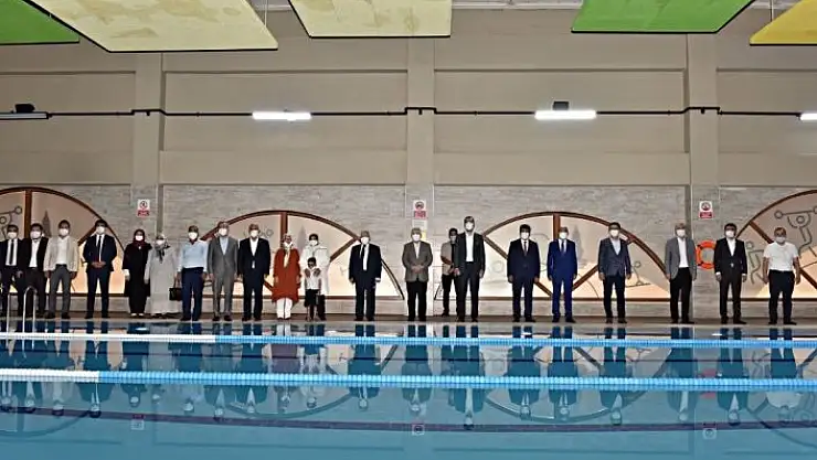 'Şehit Hüseyin Varol Kapalı Yüzme Havuzu törenle açıldı'