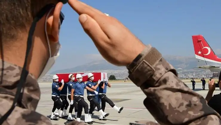 'Şehit polis Osman Gül´ün cenazesi, Kahramanmaraş´a getirildi'