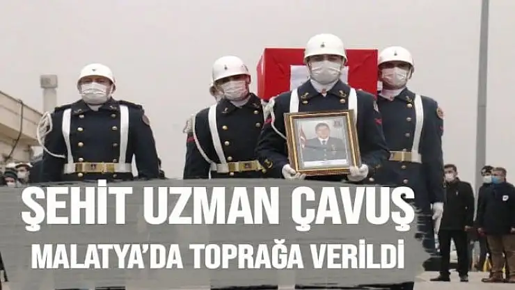 Şehit uzman çavuş Malatya´da toprağa verildi