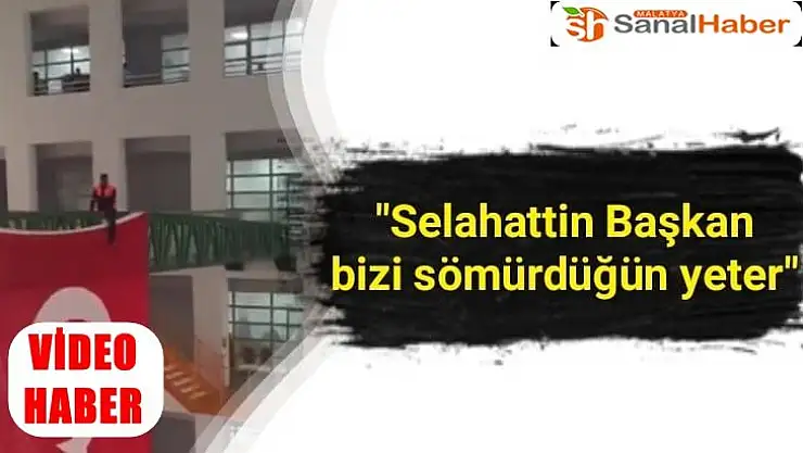 Selahattin Başkan bizi sömürdüğün yeter