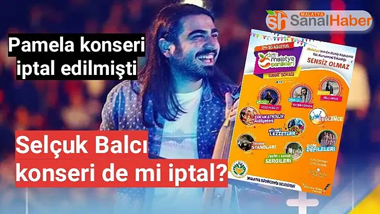 Selçuk Balcı konseri iptal mi?