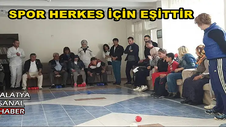 Malatya'da Boccıa Oyunu Huzurevinde Gerçekleşti