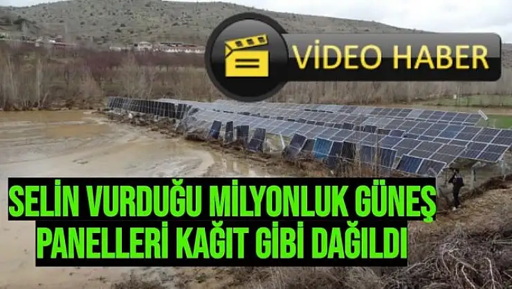 Selin vurduğu milyonluk güneş panelleri kağıt gibi dağıldı