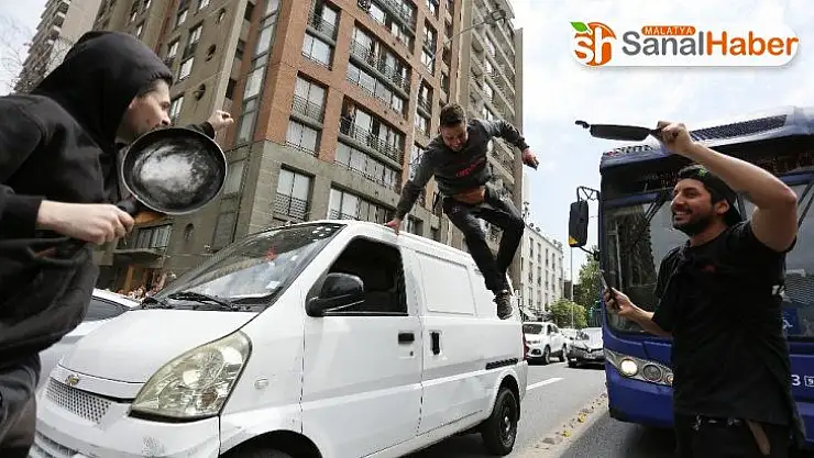 Şili'deki protestolarda süper market yakıldı: 3 ölü