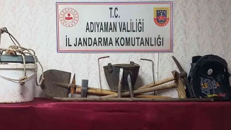 'Sit alanında kazı yapan şahıslara suçüstü: 6 gözaltı'