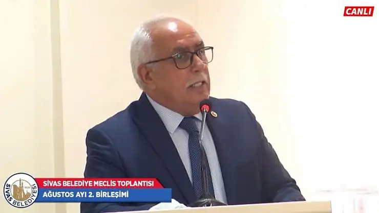 'Sivas Belediyesi Meclisinde istifa'