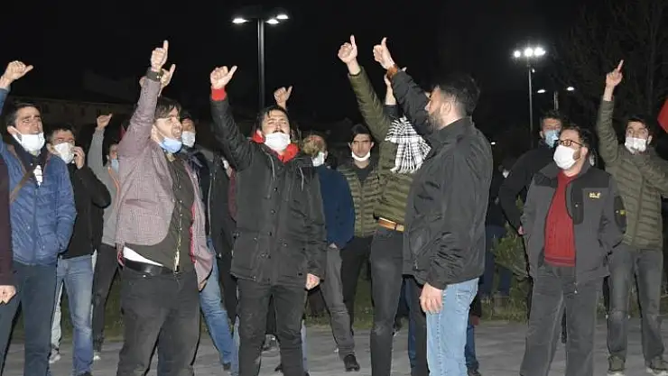 'Sivas halkı Filistin için sokaklarda'