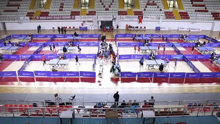 'Sivas, masa tenisi grup müsabakalarına ev sahipliği yaptı'
