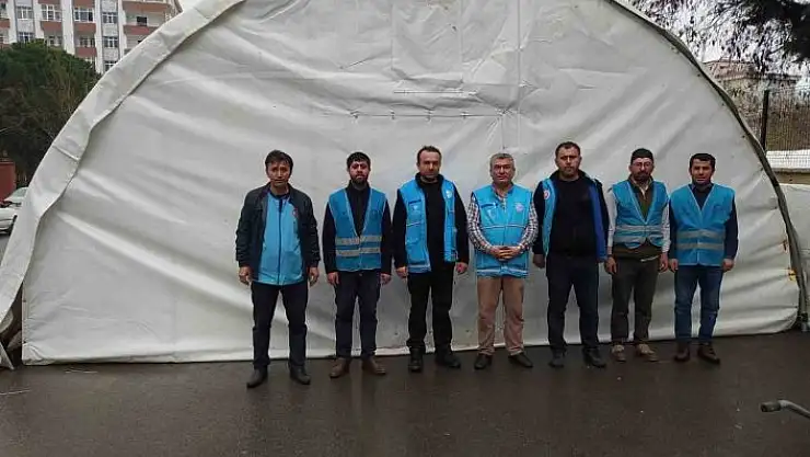 'Sivas Müftülüğü 12 Şubat´a geçici mescit kurdu'