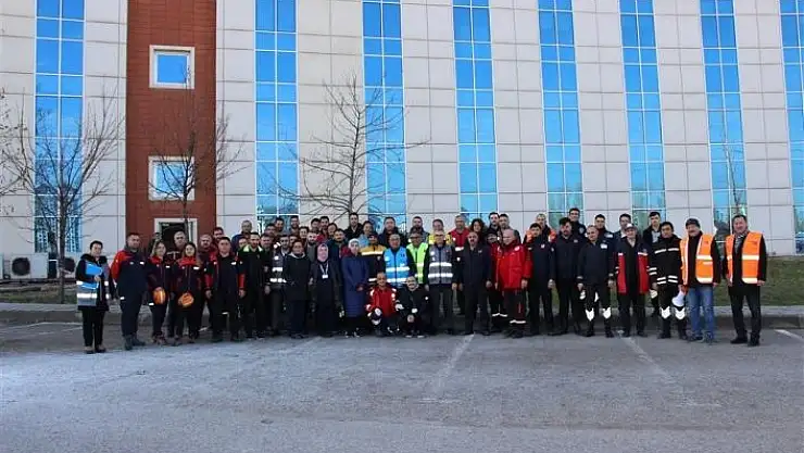 'Sivas Numune Hastanesinde KBRN tatbikatı'