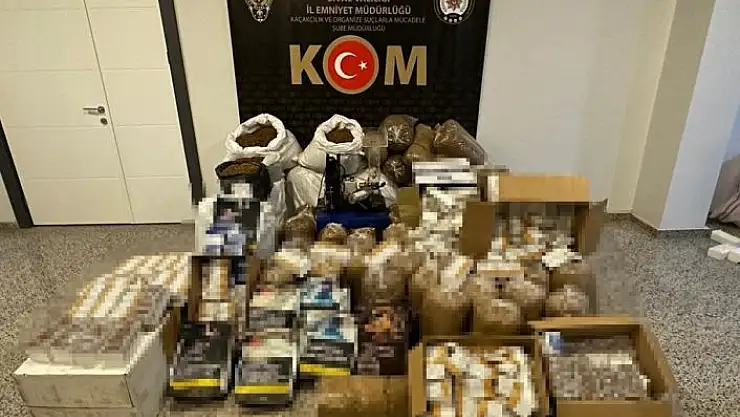 'Sivas´ta 527 kilo kaçak tütün ele geçirildi'