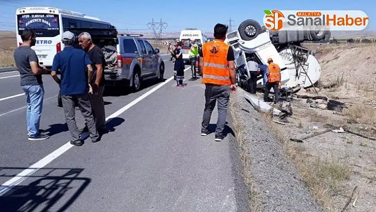 Sivas-Malatya Kara yolunda kaza