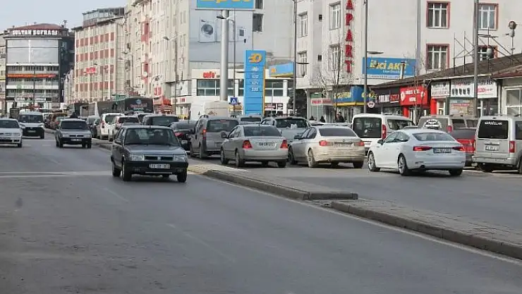 'Sivas´ta araç sayısı arttı'