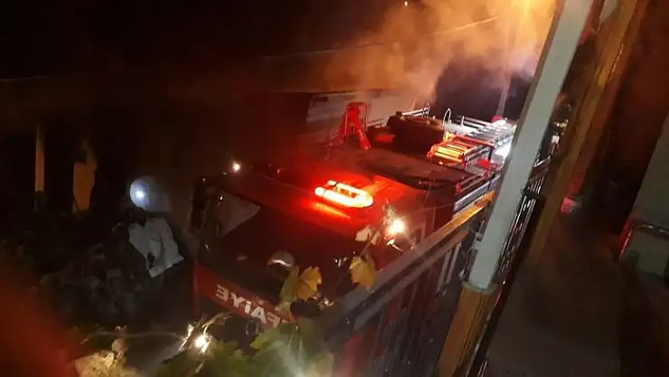 'Sivas´ta çıkan yangında yaşlı kadın öldü'