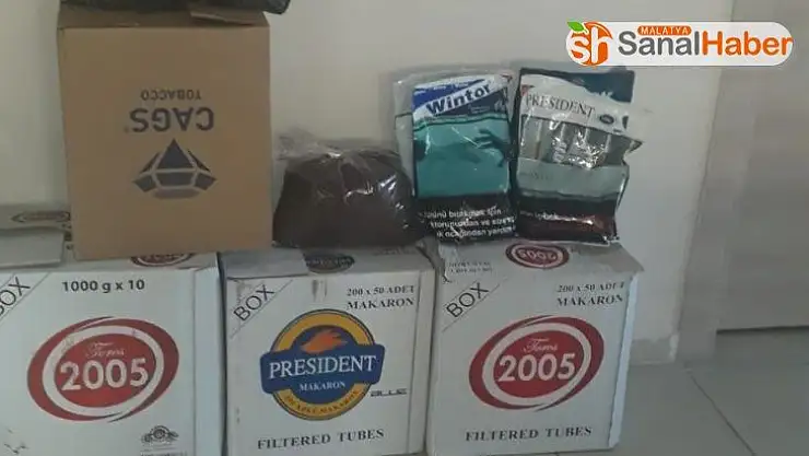 Sivas'ta kaçak tütün operasyonu