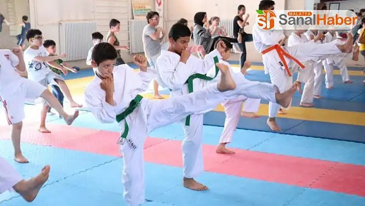 Sivas'ta karate yaz okulu devam ediyor