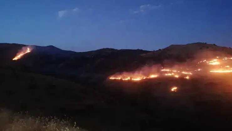 'Sivas´ta korkutan ot yangını'