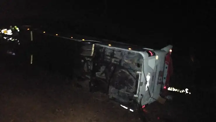 'Sivas´ta otobüs kazası: Çok sayıda yaralı var'