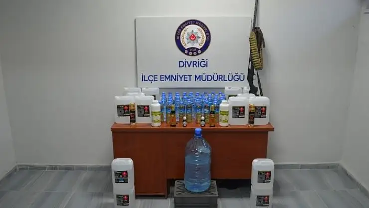 'Sivas´ta sahte içki operasyonu'