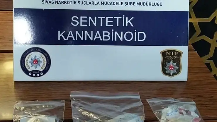 'Sivas´ta sentetik cannabinoid ele geçirildi'