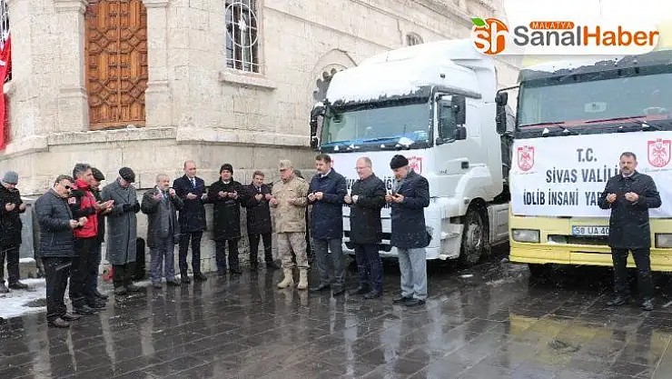 Sivas'tan İdlib'e 50 ton un