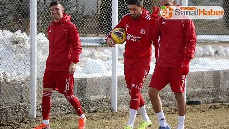 Sivasspor'da neşeli antrenman