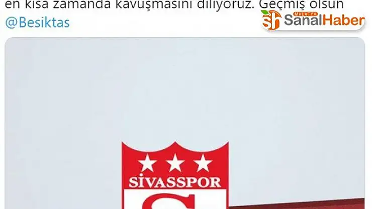 Sivasspor'dan Ahmet Nur Çebi'ye geçmiş olsun mesajı