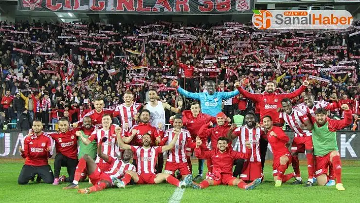 Sivasspor'dan maç sonu büyük sevinç