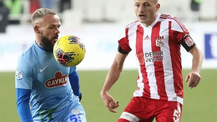 'Sivasspor ile Rizespor 17. randevuda'