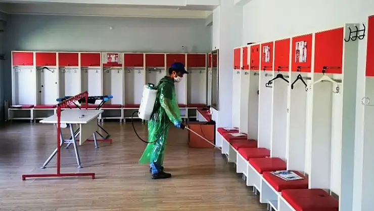 'Sivasspor´un kulüp tesisleri dezenfekte edildi'
