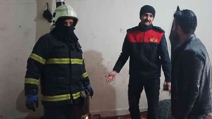 'Siyah dumanların yükseldiği ev ekipleri harekete geçirdi'