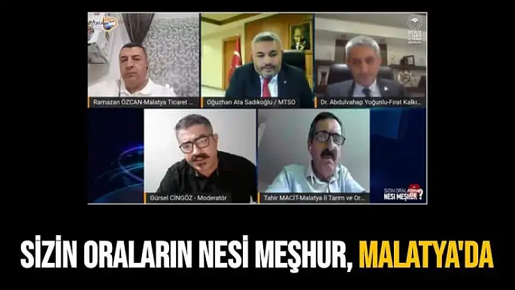 Sizin oraların nesi meşhur Malatya'da