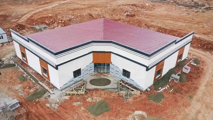 'Sosyalhane binası inşa çalışmalarında sona gelindi'