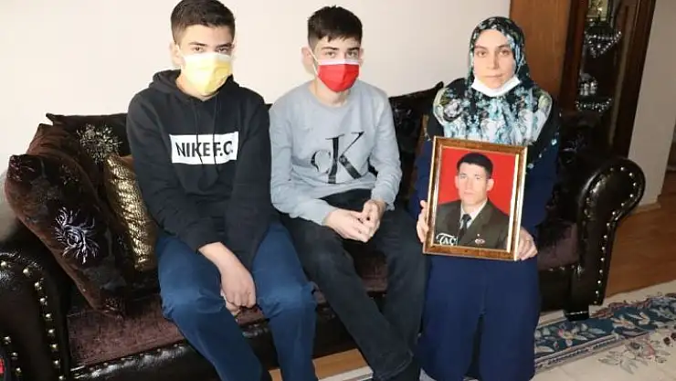 'Soylu´dan gelen haber şehit eşini mutlu etti'